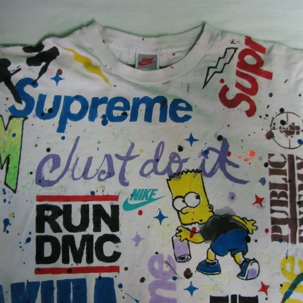 Vintage Eye Drop Hand-Painted Nike Akira Nirvana